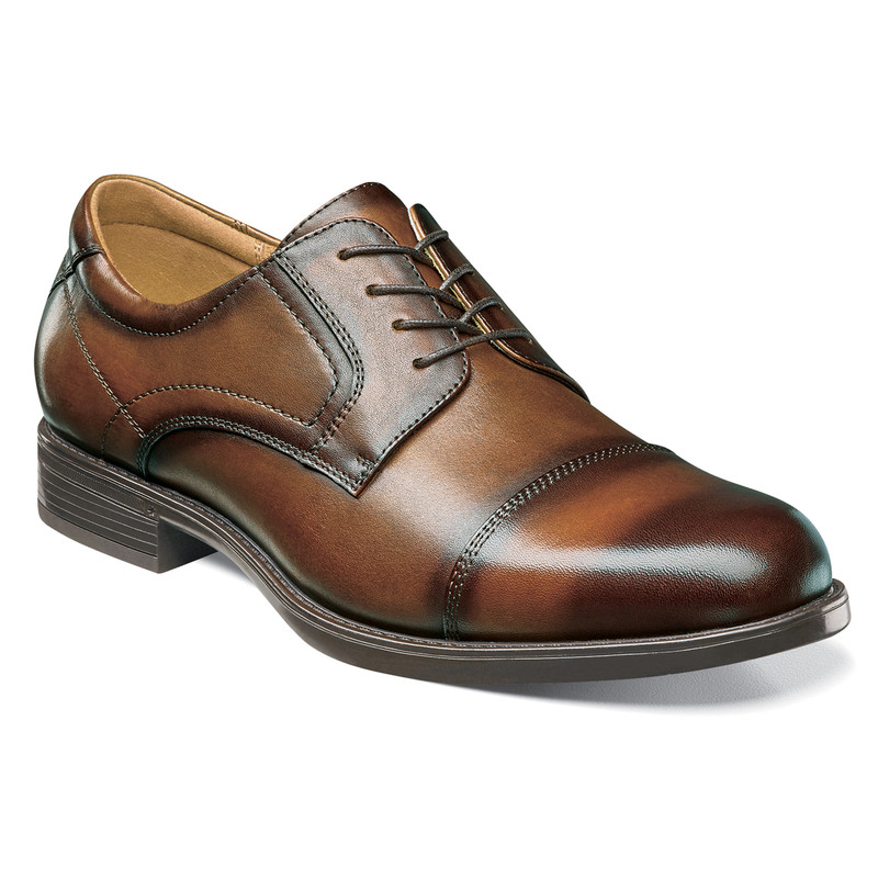 Florsheim Shoe Co. MIDTOWN CAP TIE COGNAC