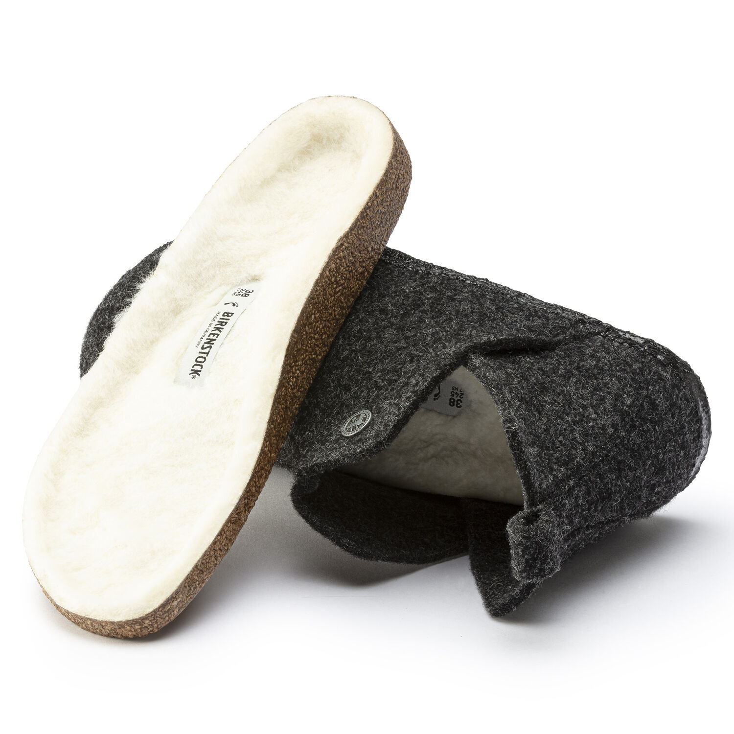 Birkenstock ANDERMATT ANTHRACITE display picture 1